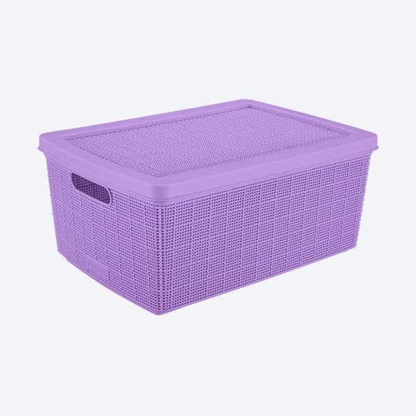 CANASTA ORGANIZADORA FIQUE LAVANDA 13L 12578-XP