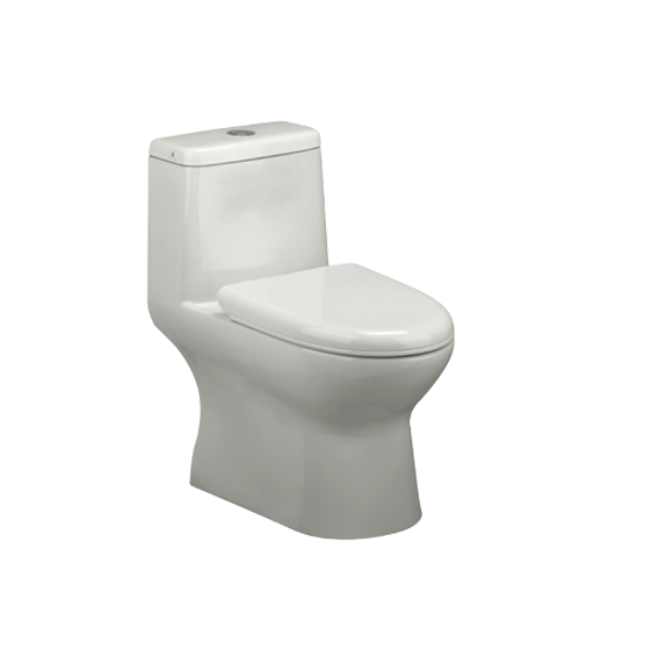 INODORO ONE PIECE ELONGADO BLANCO DOBLE DESCARGA 4.8/3.2LTS CANNES FV E183-BL