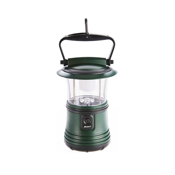 LINTERNA LED TIPO CAMPING DORCY 3 PILAS 200 LUMENES PLASTICO NEGRO/VERDE (41-3103)