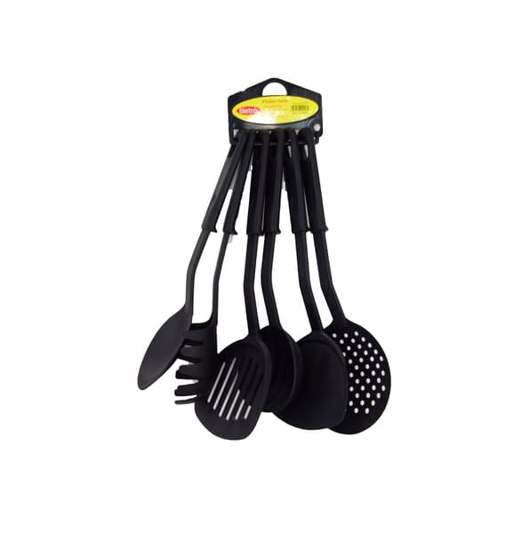 UTENSILIOS P/COCINA SET 6 BISTRO NEGRO (DG-147)