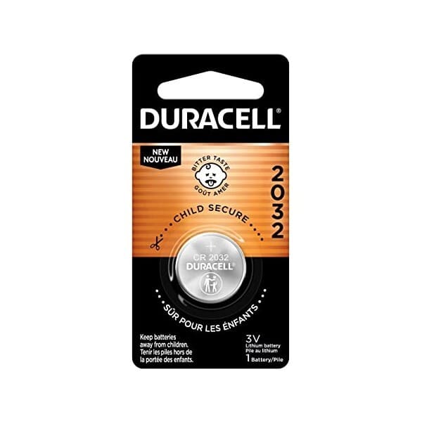 BATERIA LITHIUM REDONDA DURACELL 3 V P/APARATOS ELECTRONICOS CR2032 (305054)