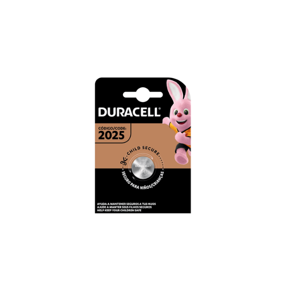 BATERIA LITHIUM REDONDA DURACELL 3 V P/APARATOS ELECTRONICOS CR2025 (0170013)