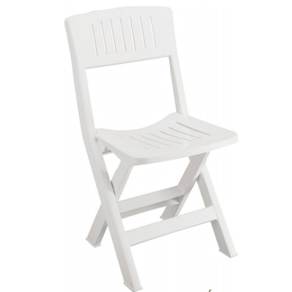 SILLA PLEGABLE BLANCA RIMAX