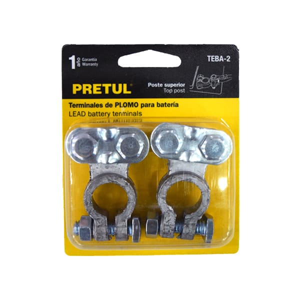 TERMINAL P/BATERIA PLOMO PTRETUL SET 2pcs 23041