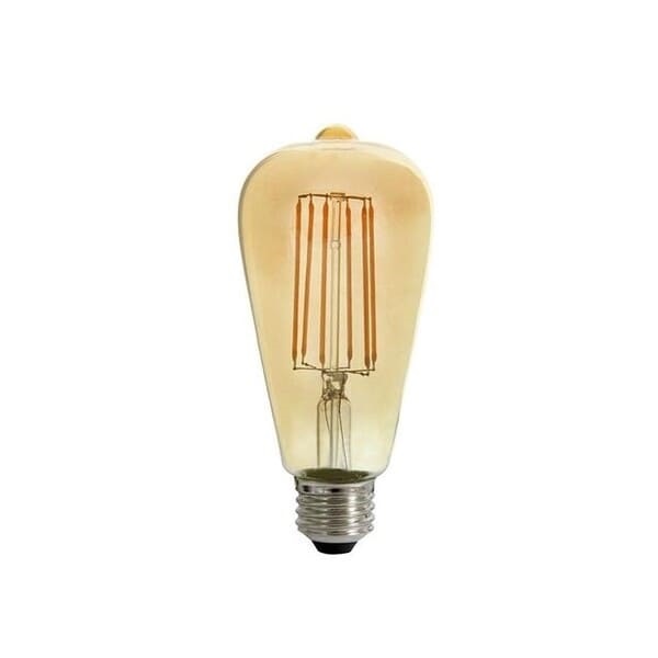 BOMBILLO LED TIPO ST64 6W WELLMAX E27 VINTAGE 2700K