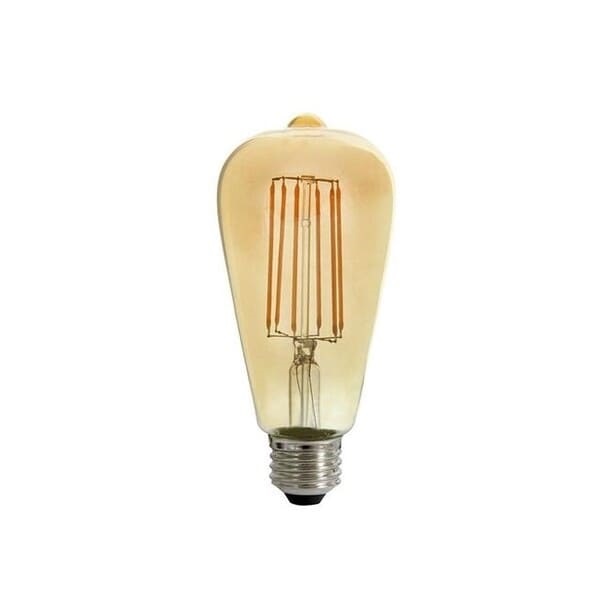 BOMBILLO LED TIPO ST64 6W WELLMAX E27 VINTAGE 2700K