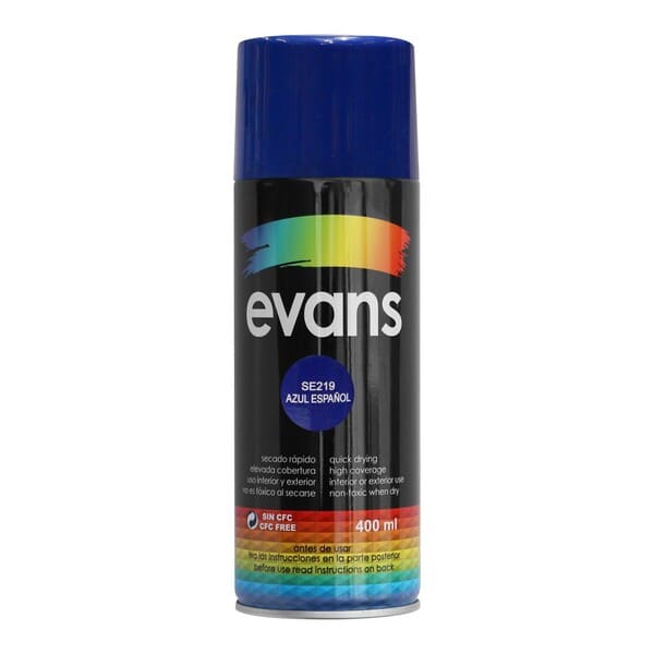 PINTURA EN SPRAY AZUL 12.5 OZ EVANS SE219