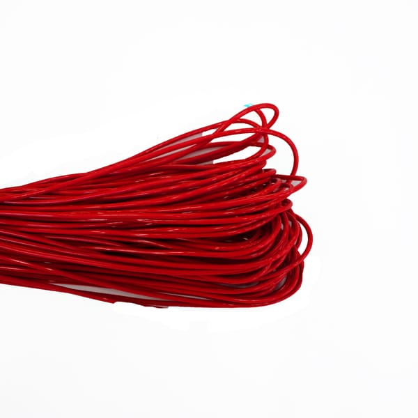 CORDON PLASTICO ROJO FUERTE 4.0mm (libra)