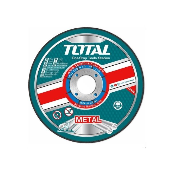 DISCO TOTAL DESBASTE METÁL 4mmX3PLG CENTRO CONCAVO TAC30276