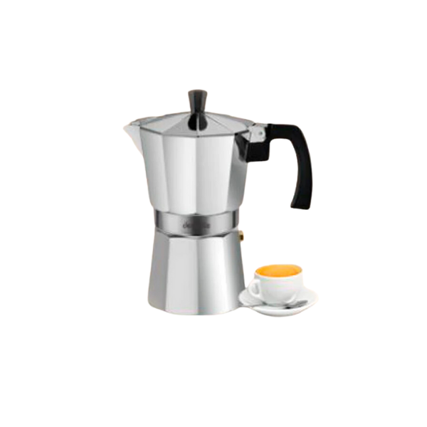 CAFETERA ITALIANA 0.3 L PLATEADO DECAKILA KMCF023M