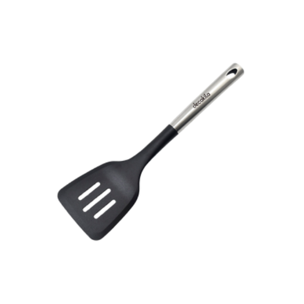 UTENSILIO ESPATULA CALADA NYLON/INOX 35CM NEGRO DECAKILA KMTT042B