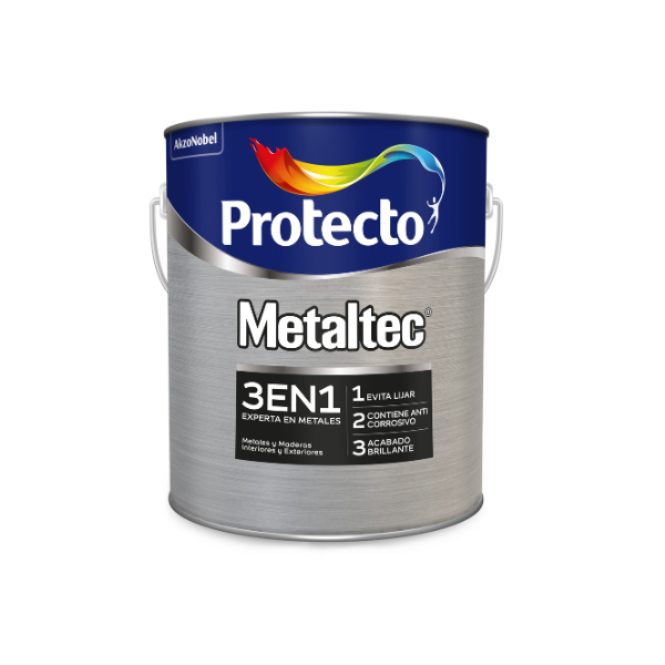 PINTURA METALTEC 3EN1 PROTECTO BASE ACCENT T-187 GALON (3.785L)