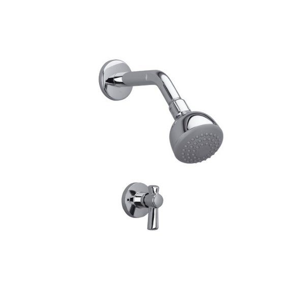 VALVULA SENCILLA CON DUCHA CROMADA FIORI LEVER FV E479.120/27L CR