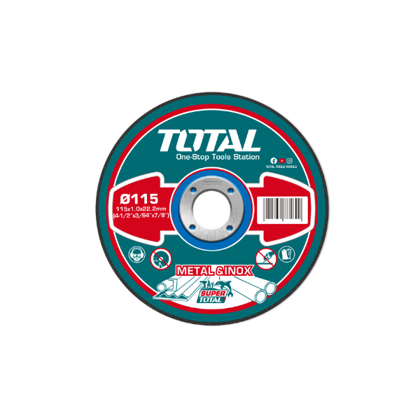 DISCO TOTAL CORTE METÁL/ACERO INOX SELECT 1.0mmX4-1/2plg TAC2101151