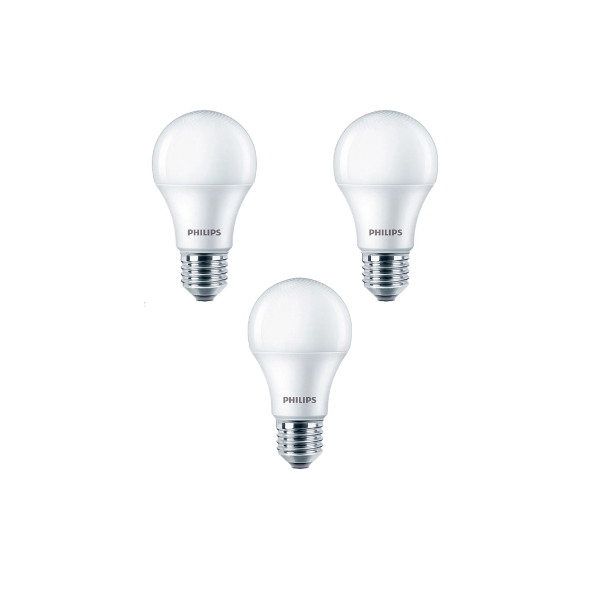 3 PACK BOMBILLO LED 9W PHILIPS E27 LUZ BLANCA (440500000010)