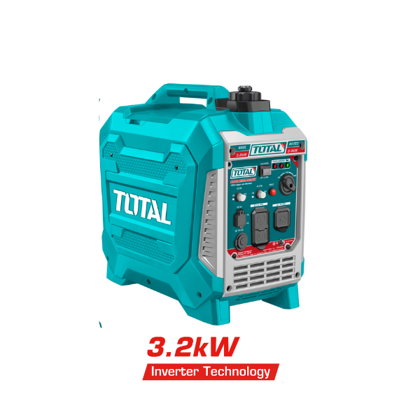 GENERADOR INVERTER A GASOLINA TOTAL 3200W 4800rpm UTP535006