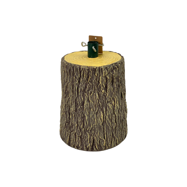 BASE PARA ARBOL NAVIDAD TRONCO MADERA 26X26X34.5CM 201-6700037