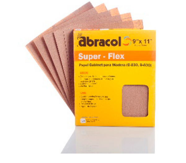 LIJA MADERA SUPER-FLEX ABRACOL No 50