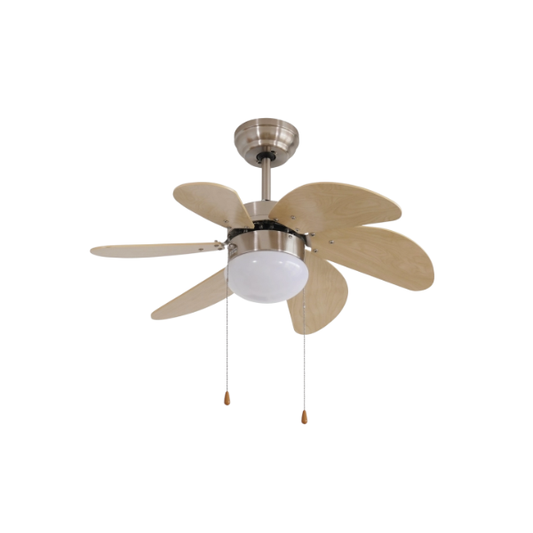 VENTILADOR TECHO EASY LIFE 30" CAOBA (DCF-W680)