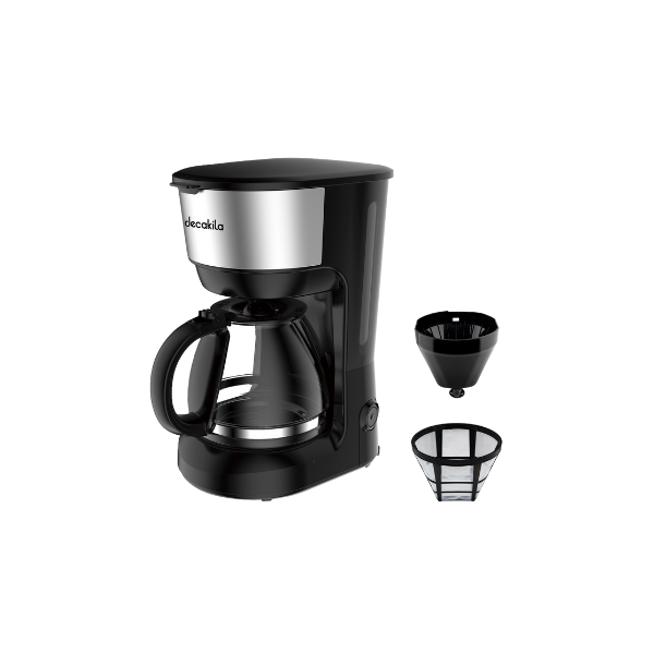 CAFETERA DE GOTEO JARRA VIDRIO/ACERO INOXIDABLE 0.75 L 600 W NEGRO DECAKILA KUCF032M