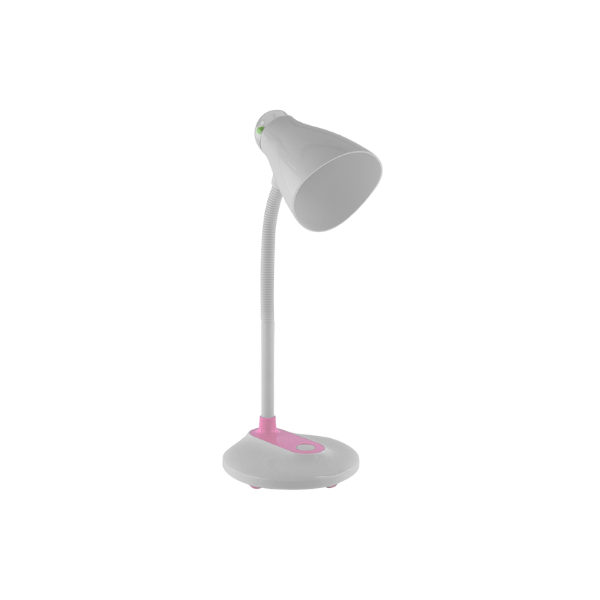 LAMPARA DE MESA ROSADO/BLANCO MAYS 40CM (604-01235)