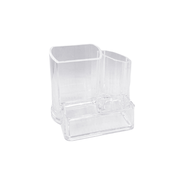 ORGANIZADOR PARA COSMETICOS PLASTICO 0.13X0.10X0.10 m TRANSPARENTE 781-38930