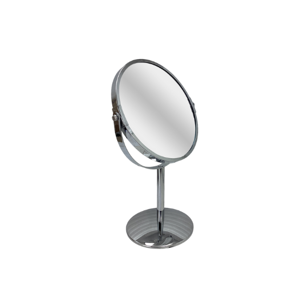 ESPEJO DE TOCADOR METALICO 0.19x0.13x0.30 m PLATEADO 729-02747