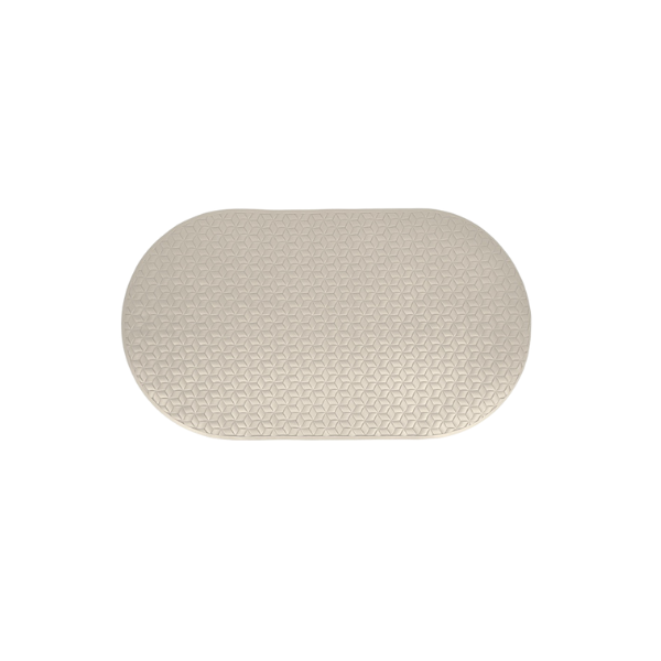 ALFOMBRA PARA BAÑO 0.68x0.38 m AQUA/CREMA 736-03096