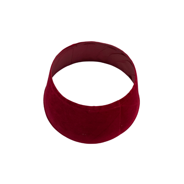 BASE REDONDA PARA ARBOL DE NAVIDAD TELA 56x56x25 cm ROJO/TERCIOPELO SANTINI 201-6700014
