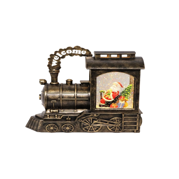 ADORNO NAVIDAD TREN CON LUZ 22.5 cm BRONCE MIRO 831-XMTX263-533