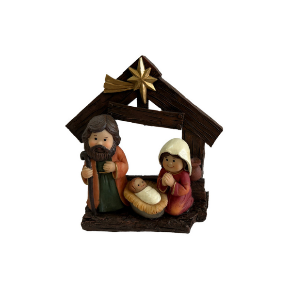 ADORNO NAVIDAD NACIMIENTO 16.7x16.7 cm MULTICOLOR MIRO 831-P005-2535