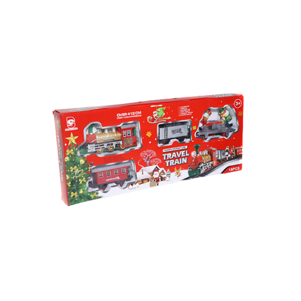 ADORNO NAVIDAD TREN CON MUSICA 51x71x14 cm MULTICOLOR MIRO 831-XMSM224-008