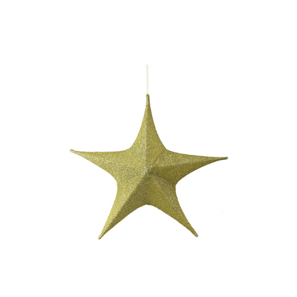 ADORNO NAVIDAD ESTRELLA COLGANTE 100 cm DORADO MIRO 831-D105-2527G