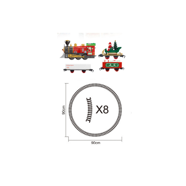ADORNO NAVIDAD TREN 90 cm MULTICOLOR MIRO 831-D065-2513