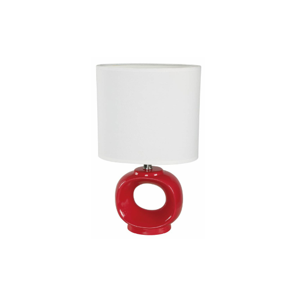 LAMP.MESA ROJO 1L E27 60W (21732-7)
