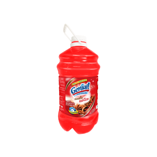 LIMPIADOR DESINFECTANTE MULTIUSOS 3750 ml CANELA EXOTICA GENIAL GNL059
