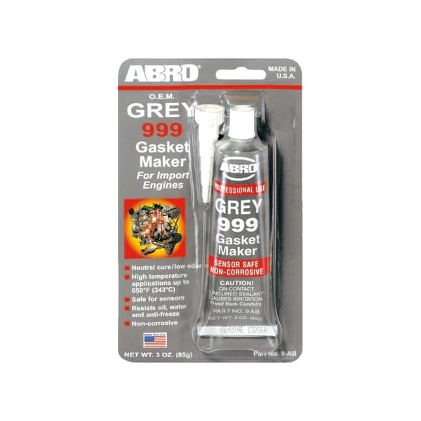 SILICON AUTOMOTRIZ GRIS ABRO 3oz 9-AB