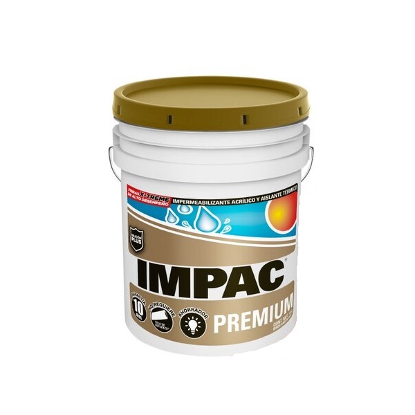 IMPERMEABILIZANTE SILICONIZADO IMPAC PREMIUM BLANCO CUBETA