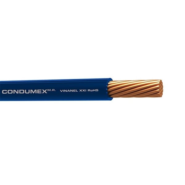 CABLE THHN AZUL 4 CONDUMEX (Caja)