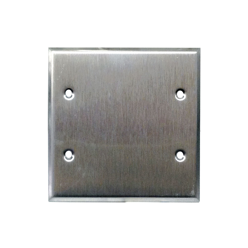 PLACA CIEGA CAJA EAGLE CUADRADA METALICA (97152)