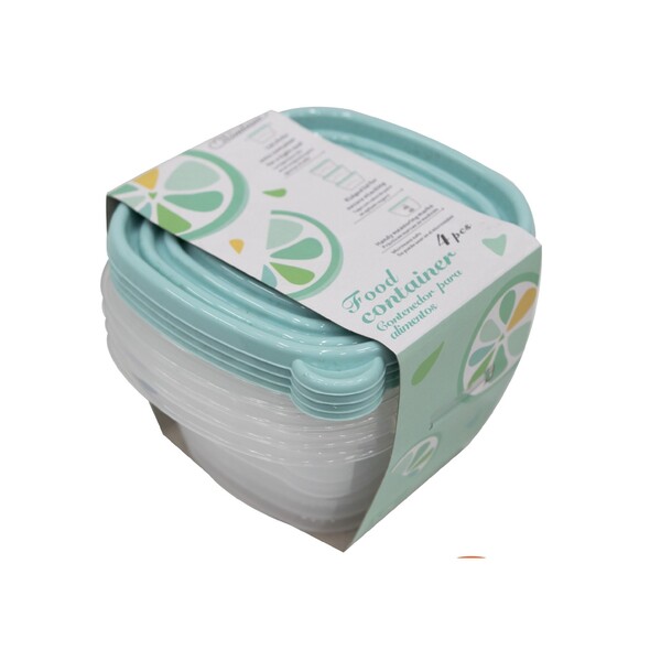 SET 4 HERMÉTICOS AQUA/LILA 1.2L (8763)