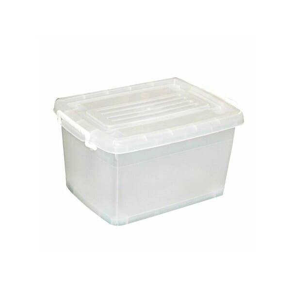 CAJA ORGANIZADORA C/RODOS 20L CLEAR (YJ-B015)