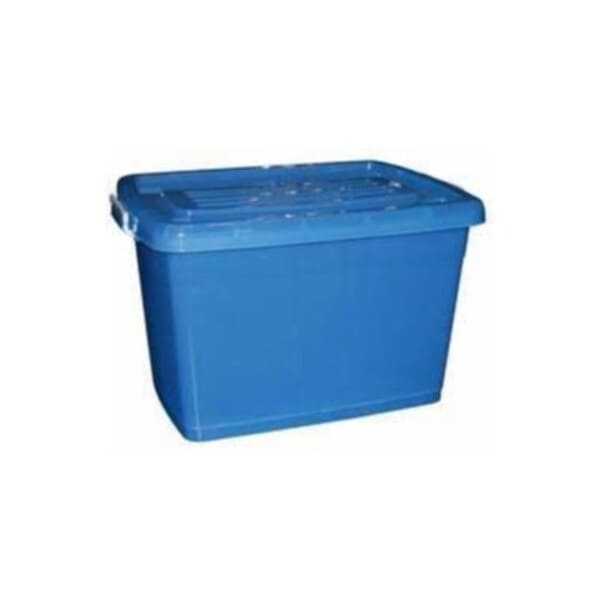 CAJA ORGANIZADORA C/RODOS 100L CELESTE (YJ-B012)