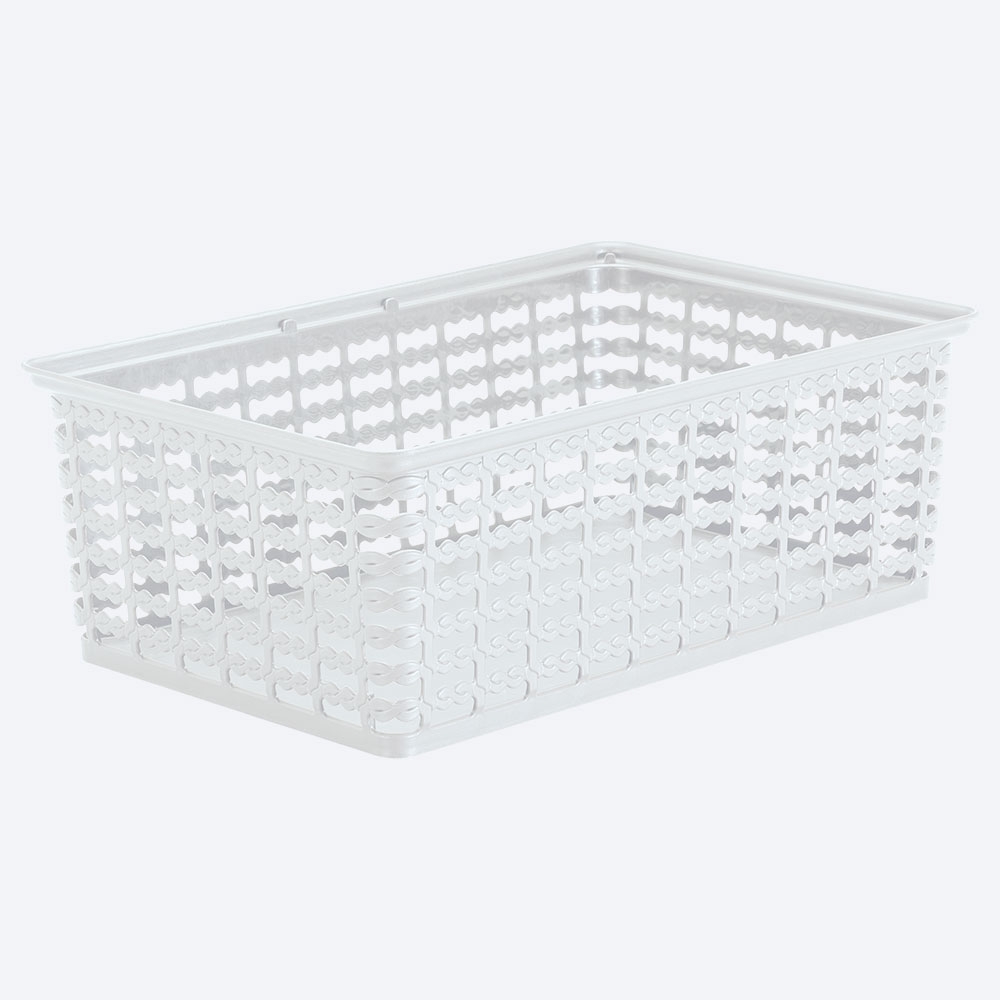 CANASTA ORGANIZADORA DECO GRANDE BLANCO  RIMAX 9416-XP