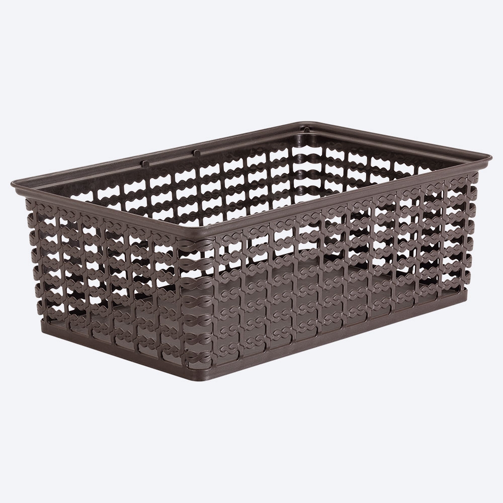 CANASTA ORGANIZADORA DECO GRANDE WENGUE  RIMAX 9417-XP