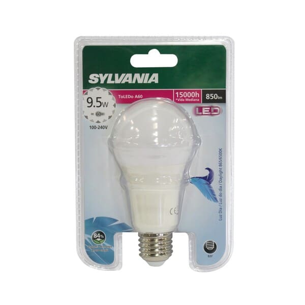 BOMBILLO LED SYLVANIA 9W LUZ BLANCA (P27621-19)