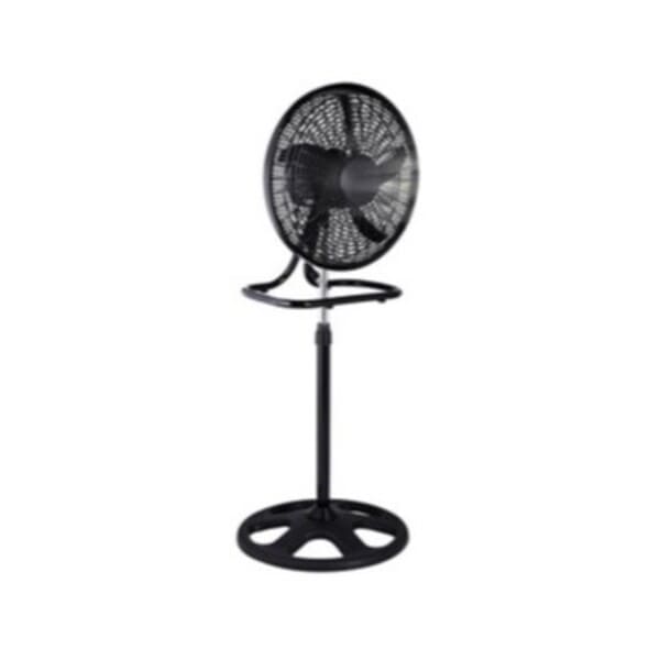 VENTILADOR 3-EN-1 PEDESTAL 3 VELOCIDADES 65W 18" DECAKILA NEGRO (KUFC008B)