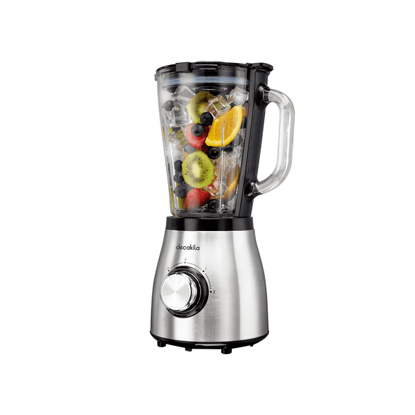 LICUADORA C/ PROCESADOR INOX 1.5L 600W DECAKILA