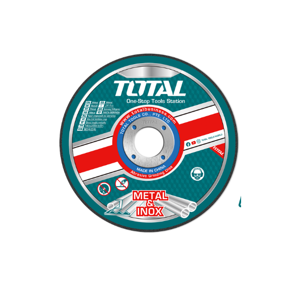 DISCO TOTAL CORTE METÁL/ACERO INOX 1.6mmX4-1/2plg 