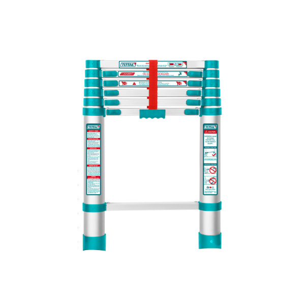 ESCALERA 6 PELDAÑOS TELESCOPICA TOTAL ALUM 330lb